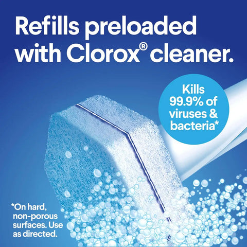 Clorox ToiletWand Disinfecting Refills, Disposable Wand Heads, 30 Count (Package May Vary)